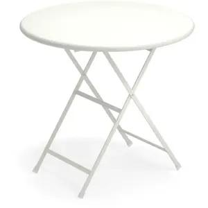 Emu - Table ronde Arc en Ciel - Blanc - Acier verni pas cher