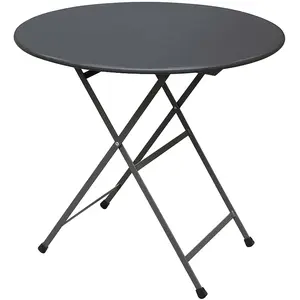 Table pliante Arc en Ciel ronde - fer ancien Emu pas cher