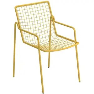 Emu - Fauteuil empilable Rio R50 - Jaune - Acier - Designer Anton Cris... pas cher