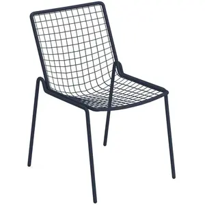 Emu - Chaise empilable Rio R50 - Bleu - Acier - Designer Anton Cristel... pas cher