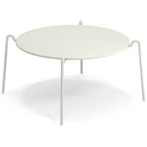 Emu - Table basse Rio R50 - Blanc - Acier - Designer Anton Cristell pas cher