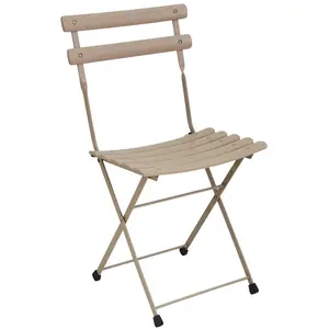 Emu - Chaise pliante Arc en Ciel - Beige - Acier verni pas cher