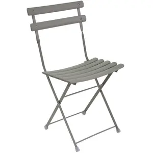 Emu - Chaise pliante Arc en Ciel - Gris - Acier verni pas cher