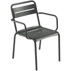 Emu - Fauteuil empilable Star - Métal - Tôle galvanisée pas cher