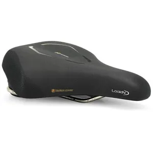 Selle Lookin Evo Relaxed Unisexe pour Citybike et Trekking, Noir, 248x223 mm pas cher