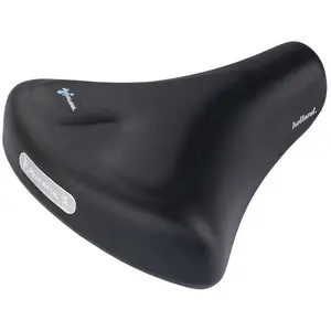 Comparateur de prix : Selle Citybike Unisex Gel Relaxed Vintage Noire avec Royalgel, 247x219 mm
