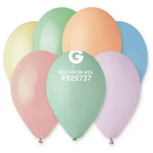 Comparateur de prix : 50 ballons latex pastel multicolore bio 3 - gemar 929737
