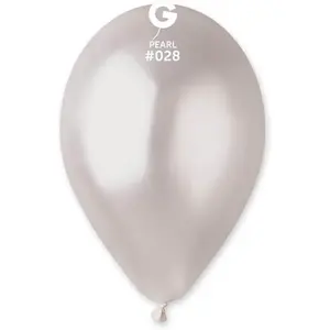 Comparateur de prix : RueDeLaFete 10 Ballons Métallisés Pearl - 30 Cm - Pearl