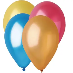 Comparateur de prix : RueDeLaFete 10 Ballons Standard Metallisés - 30 Cm - Multicolores