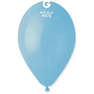 Comparateur de prix : 50 ballons latex bleu bébé 30cm - gemar 117202