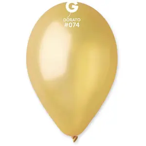 Comparateur de prix : 50 ballons latex métallisés bio 30cm or - gemar 117400