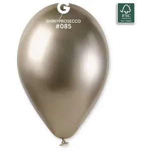 Non communiqué 25 ballons latex bio shiny 33cm prosecco - générique 128550