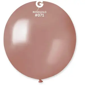 Comparateur de prix : RueDeLaFete 10 Ballons Métallisés - 48 Cm - Rose gold