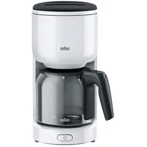Comparateur de prix : Braun Braun KF 3100 - Cafetière - 10 tasses - blanc