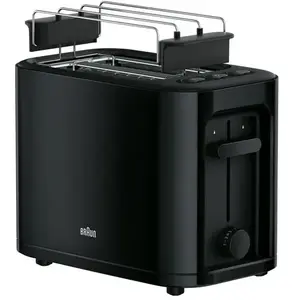 Comparateur de prix : Braun PurEase HT3010 BK - Grille-pain - 2 tranche - 2 Emplacements - noir