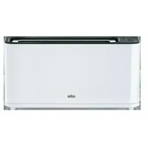 Comparateur de prix : Grille-pain BRAUN HT3100WH - 1 fente - 1000W - 7 niveaux de brunissage