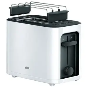 Braun PurEase HT3010 WH - Grille-pain - 2 tranche - 2 Emplacements - blanc