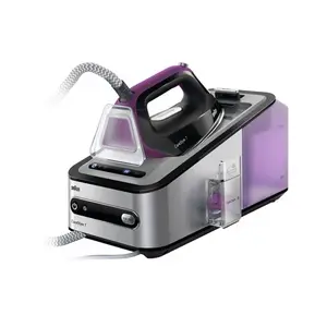 BRUN Centrale Vapeur Braun CareStyle 7 Pro IS7144BK 2400 W Violet et Noir pas cher