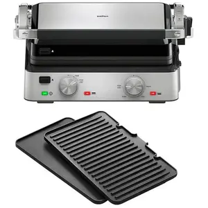Comparateur de prix : Gril multi-contact Braun 2000 watts noir en acier inoxydable