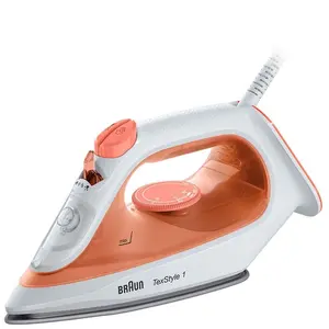 Comparateur de prix : Braun Braun TexStyle 1 SI 1009 OR - Fer à vapeur Orange