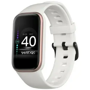 Montre connectée Mixte Smarty 2.0 - SW042C Bracelet Silicone Blanc
