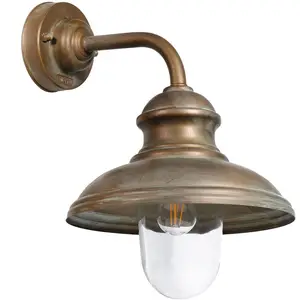 Moretti Luce Applique ext Little Mill 3350 laiton ancien/transpVendu parluminaire