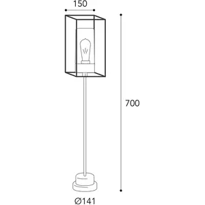Moretti Luce Borne lumineuse Cubic³ 3370 laiton ancien/opaleVendu parluminaire