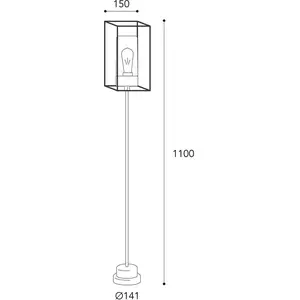 Moretti Luce Borne lumineuse Cubic³ 3371 laiton ancien/opaleVendu parluminaire