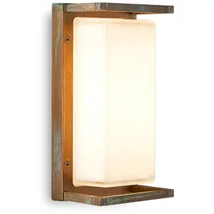 Moretti Luce Applique d'extérieur Ice Cubic 3412 laiton antiqueVendu parluminaire