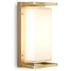 Moretti Luce Applique d'extérieur Ice Cubic 3412 laiton naturelVendu parluminaire