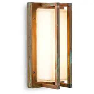 Moretti Luce Applique d'extérieur Ice Cubic 3413 laiton antiqueVendu parluminaire