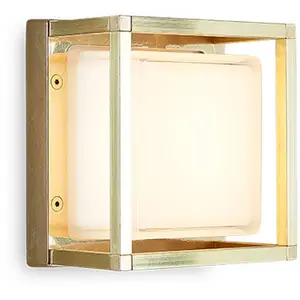 Moretti Luce Applique d'extérieur LED Ice Cubic 3404, naturelVendu parluminaire