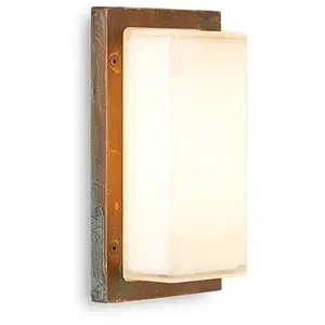 Moretti Luce Applique d'extérieur Ice Cubic 3410 laiton antiqueVendu parluminaire