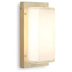 Moretti Luce Applique d'extérieur Ice Cubic 3410 laiton naturelVendu parluminaire