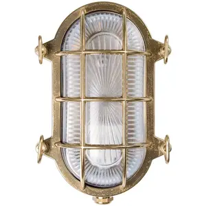 Moretti Luce Applique Tortuga ovale 22,5cm laiton nat/transpVendu parluminaire