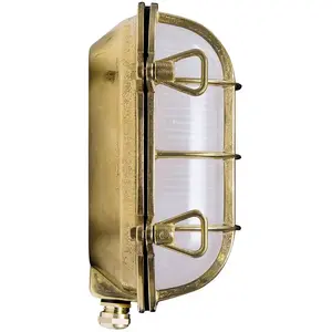 Moretti Luce Applique ovale Hook en laitonVendu parluminaire
