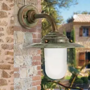 Moretti Luce Applique d'extérieur Antique, 26 cm antique-cuivreVendu parluminaire