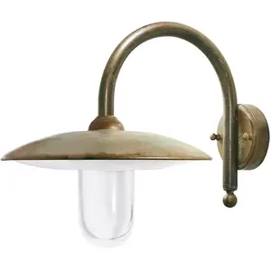 Moretti Luce Applique d'extérieur Casale profondeur 42cm, laiton antiq...Vendu parluminaire