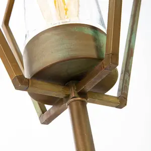 Moretti Luce Borne lumineuse Gemstone 3457 laiton antique/clair 118 cmVendu parluminaire