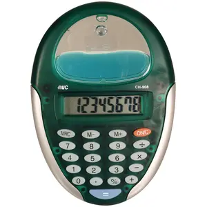 Alevar AVC Calculatrice de poche Smile 8 chiffres, format 70 x 100 x 10 mm, vert