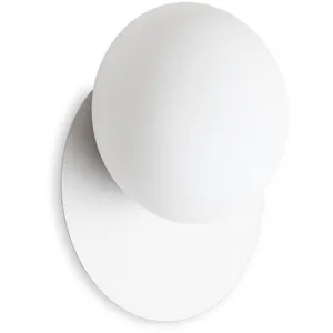 Ideal lux ninfea applique ronde encastrée blanc