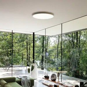 Comparateur de prix : Ideal Lux 35cm Semi Plafonnier LED Intégré Blanc, 4000K, IP40