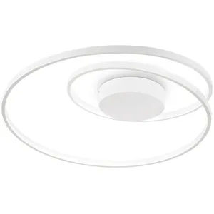 Comparateur de prix : Ideal Lux Lumière semi-encastrée à DEL intégrée tourbillonnante à intensité variable, blanc, 3000K