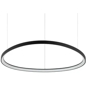 Gemini Plafonnier led intégré 105cm Noir, 3000K - Ideal Lux