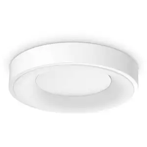 Ideallux Ideal Lux Plafonnier LED Planet, blanc, Ø 30 cm, métal pas cher