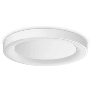 Comparateur de prix : Ideallux Ideal Lux Plafonnier LED Planet, blanc, Ø 50 cm, métal
