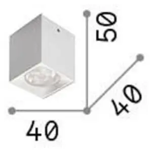 Comparateur de prix : Ideallux Ideal Lux downlight LED Dot Square noir aluminium 3.000 K