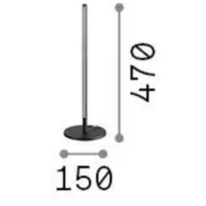 Comparateur de prix : Ideal Lux - filo tl, Lampe de table