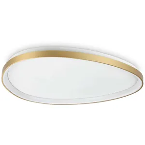 Comparateur de prix : Ideal Lux GEMINI Semi-Plafonnier LED Intégré DALI 81cm Laiton 5400Lm 3000K