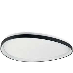 Comparateur de prix : Ideal Lux Semi-Plafonnier LED Intégré DALI 81 cm Noir 5400Lm 3000K